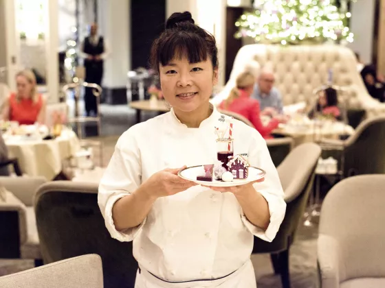 Cherish Finden the executive pastry chef at The Langham Hotel