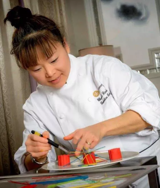 Cherish Finden the executive pastry chef at The Langham Hotel