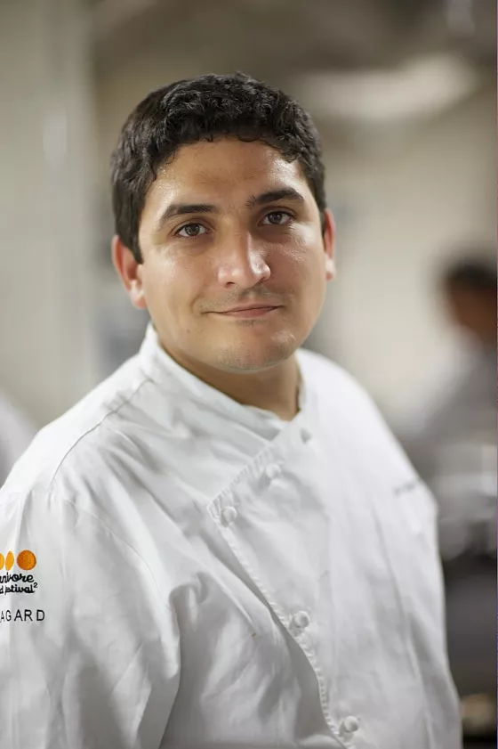 Mauro Colagreco, the head chef of Mirazur (Menton, France)