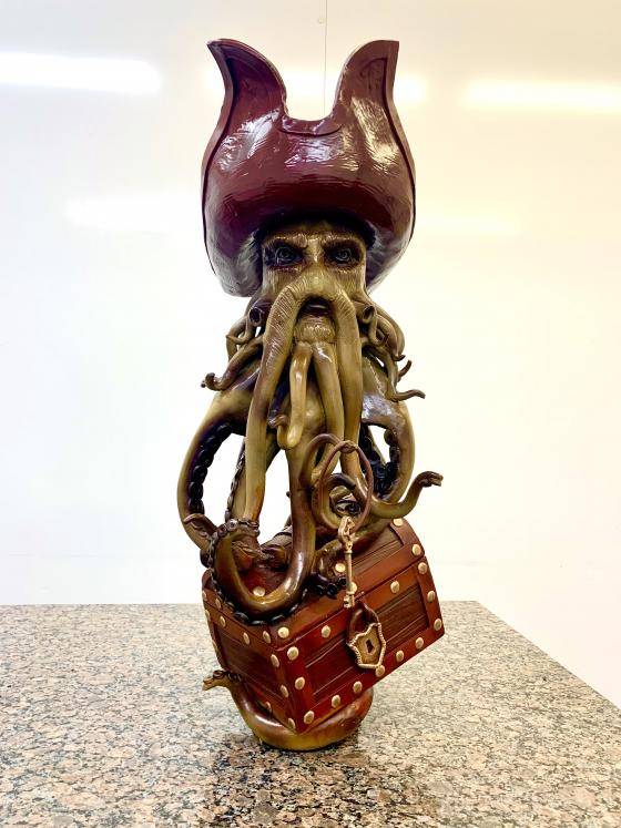 Escultura de chocolate por Christophe Morel