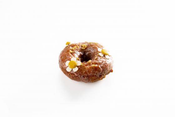 single chamomile donut