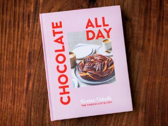 The cover of Chocolate All Day by Chef Kirsten Tibballs
