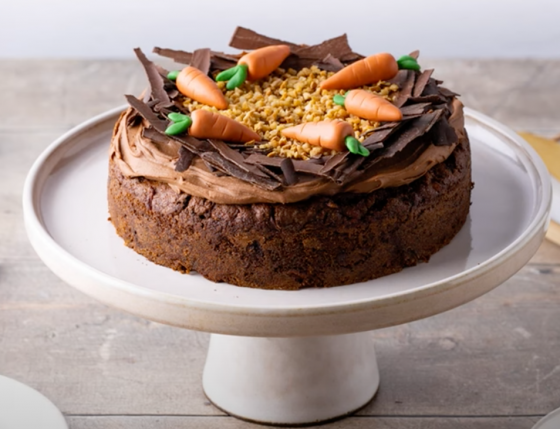 Vegan Chocolate Chip Carrot Cake