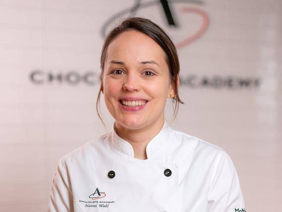 Chef Naomi Wahl, Head Chef of Chocolate Academy™ Zurich