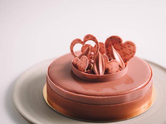 A Ruby Chocolate Entremet by Chef Ryan Stevenson