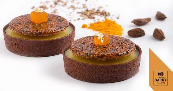 cacao barry chocolate tart with spices